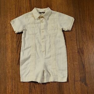 Cubavera Light Beige Kids Romper